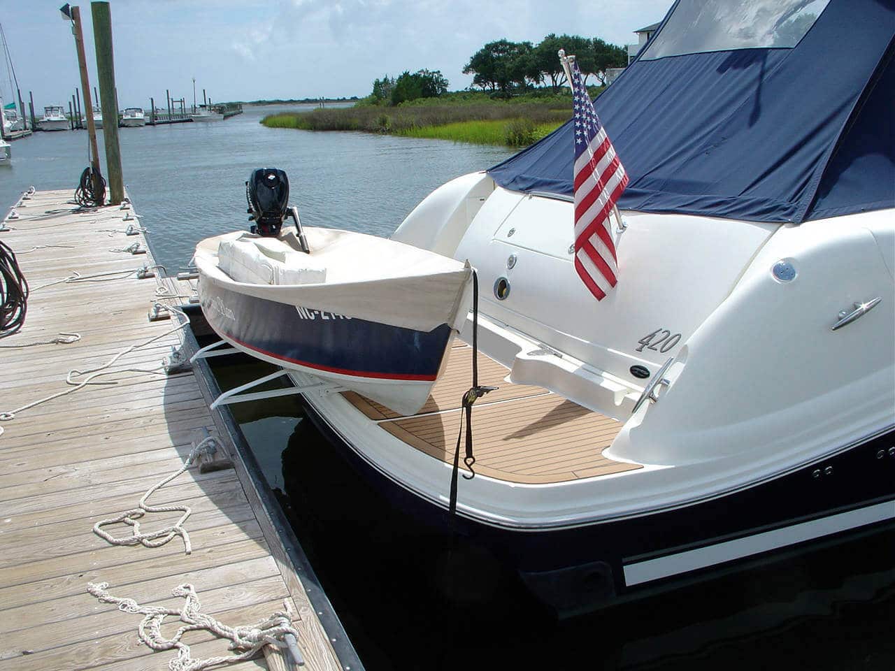 42' Searay Boat with Dinghy